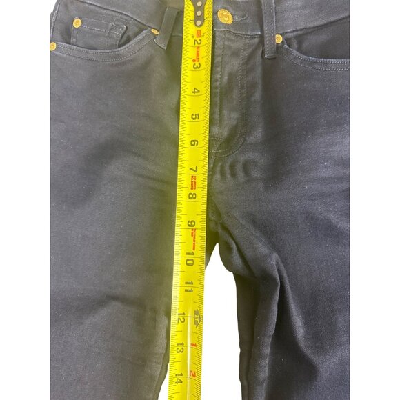 7 For All Mankind Womens Midnight Blue Stretch Bootcut Jeans Size 28 Made In USA - Picture 11 of 12